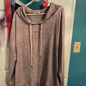 PS Love Heathered Hoodie Sweater